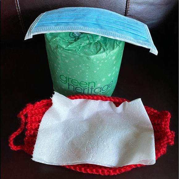 Decorative Hand-knitted Face Mask - Picture 7 of 11